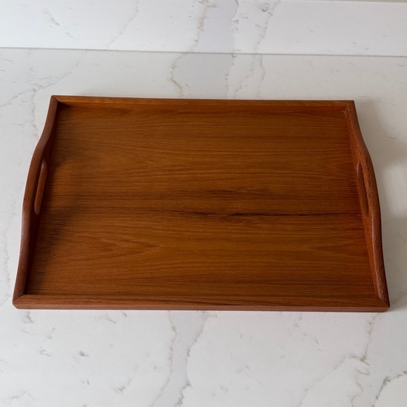 Vintage Dolphin Teakwood Wooden Tray - Picture 3 of 6